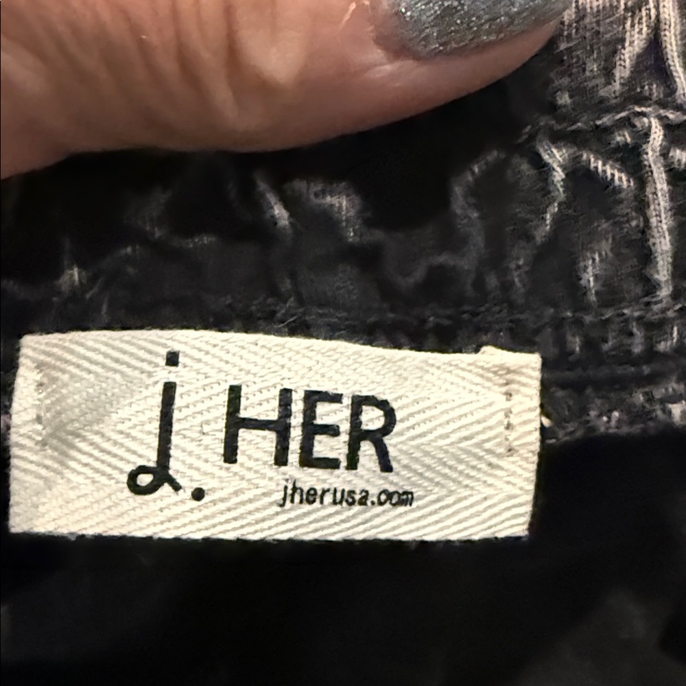 J.Her Dance With Me Mineral Washed Fringe Western Pants - Picture 10 of 10
